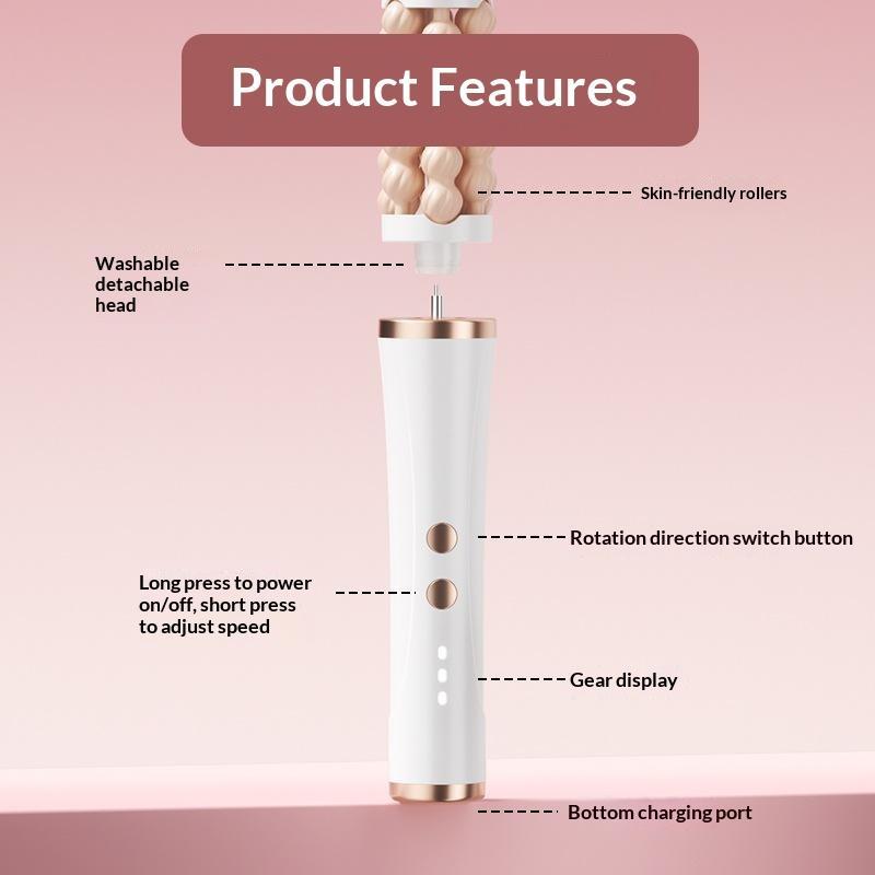 Luxury Skincare Tools - 3D Yüz Masaj Aleti, Dönen Dalga